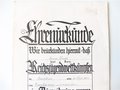 Ehrenurkunde der Reichsjugendwettkämpfe in Bautzen, datiert 1927