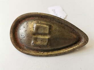 Luftwaffe Seenotausrüstung, Metallflicken zum Abdichten des Seenotschlauchbootes, Risse bis ca. 7cm Grösse können somit abgedichtet werden. Sehr guter Bodenfund, selten