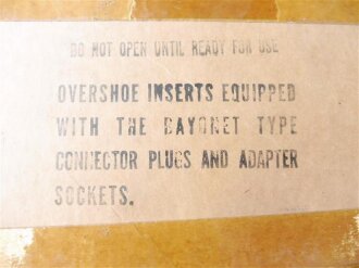 U.S. Army Airforce Shoe Insert Flying , Electric, Type Q1. 1 Pair out of the original box dated April 1945
