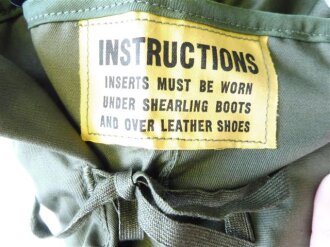 U.S. Army Airforce Shoe Insert Flying , Electric, Type Q1. 1 Pair out of the original box dated April 1945