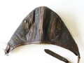 U.S. Army Air Force Type B-6 flying helmet leather size Large. Used condition.