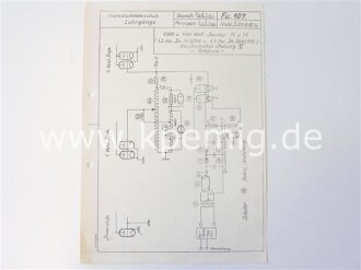 1500 und 1000 Watt Sender N. u. H. 10 Schaltbilder