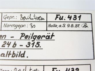 Lang- Mittelwellen Peilgerät L.Mw.P./24b-315....