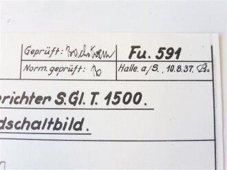 Gleichrichter S.Gl. T. 1500. Grundschaltbild und erweitertes Schaltbild