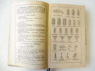 Dr. Spohrs Schüler-Kalender mit Schülerausweis, Seiten teilweise abgerissen, datiert 1934, kleinformatig