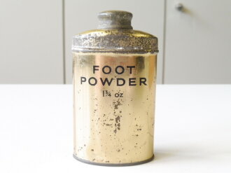 U.S. Army WWII Foot Powder, dated 1940