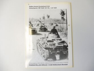 Waffen Arsenal Sonderband S-48 "Panzerkampfwagen I und seine Abarten", gelocht