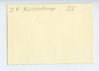 Nachkrieg, Abzug von Privatfoto Johannes Mühlenkamp ( 10 x 7 cm) mit  eigenhändiger Unterschrift.