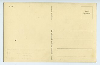 Korvettenkapitän Erich Topp, eigenhändige Unterschrift auf Hoffmann Postkarte