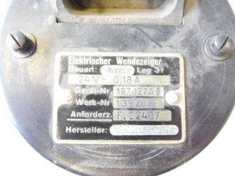 Luftwaffe Elektrischer Wendezeiger FL 22407, Funktion nicht geprüft