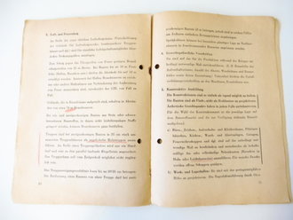 Richtlinien für Behelfsbauten für die Rüstung , Erlaß vom 20. Juni 1941. DIN A4, 14 Seiten