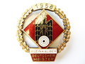 BRD, Deutscher Schützenbund, Abzeichen Deutscher Meister Kleinkaliber 1958. Höhe 60,5mm