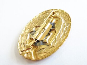 Deutscher Keglerbund, Abzeichen für Höchstleistungen in Gold  1.Form 42,7mm