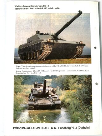 Waffen Arsenal Sonderband S-18 "Nato-Kampfpanzer der 90er Jahre", gelocht