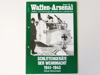 Waffen Arsenal Band 179 "Schlittengeräte der Wehrmacht 1941 - 1943", gelocht