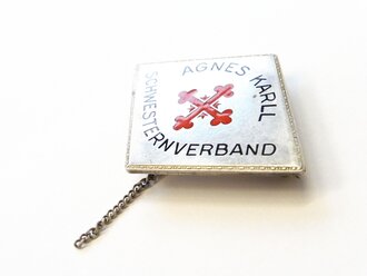 Agnes Karll Schwesternverband Brosche,  Maße 5 x 3,6 cm