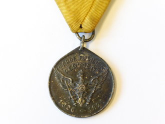 Versilberte Bronzemedaille 1926 Brandenburg-Preussen Wilhelm II. versilb. Bronzemedaille 1926 100 Jahre Garde-Füsilier Regiment, am Band