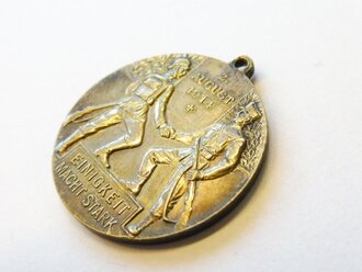 Medaille 2.August 1914 Einigkeit macht stark. Durchmesser 30mm