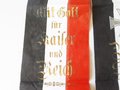 1. Weltkrieg, patriotische Kranzschleife aus Papier, Höhe 78cm