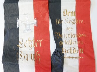 1. Weltkrieg, patriotische Kranzschleife aus Papier,...