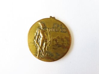 Medaille "Sieg oder Tod, Hindenburg Generalfeldmarschall" Durchmesser 25mm