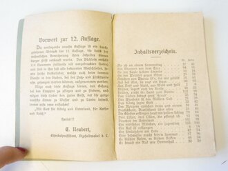 Kleines Taschenliederbuch für den sächsischen Soldaten, 110 Seiten,. kleinformat
