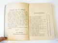 Kleines Taschenliederbuch für den sächsischen Soldaten, 110 Seiten,. kleinformat