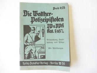 Die Walther Polizeipistolen PP und PPK kal. 7,65mm komplett
