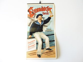 Kaiserreich Plakat "Elmendörfer Steinhäger" Neuwertiger Zustand, Maße  52 x 25cm
