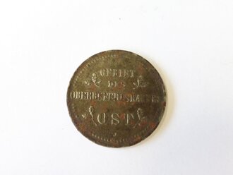 1.Weltkrieg, Münze 2 Kopeken, Gebiet des Oberbefehlshabers Ost 1916