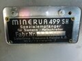 Allwellenempfänger Minerva 499 SH.Empfänger für Hellschreibe. Originallack, Funktion nicht geprüft. Versand nur innerhalb Europas möglich. NO SHIPPING OVERSEAS