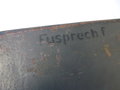 Funksprechgerät f ( Fusprech f. ) Bordfunkgerät in Panzerspähwagen. Originallack, Typenschild fehlt