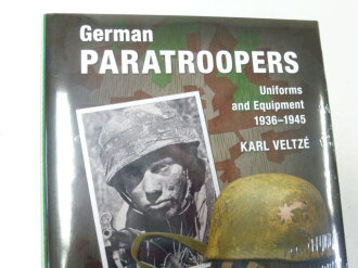 German Paratroopers, Uniforms and Equipment 1936-1945. Volume II : Helmets, Equipment and Weapons. 365 pages, unopened example. Text is in English - unlike the pictures from the inside ( We simply used the same pics than for the German listing )