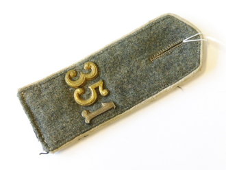 Einzelne feldgraue Schulterklappe Infanterie Regiment 351