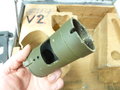 Kriegsmarine Optik im Kasten für 10,5cm SKC/32 Kanone. Unter anderen verwandt auf U-Booten . Einwandfreie Optik mit Fadenkreuz, die Filter leicht gängig.