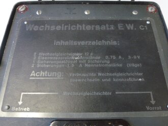 Wechselrichtersatz EW.c1 Baujahr 1944. Originallack, Funktion nicht geprüft