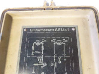 Sendeempfängereinankerumformer SEUa1, Verwendung für Fusprech a, d & f.Originallack, datiert 1944