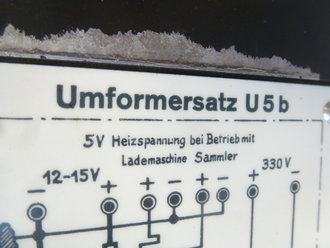 Umformer U5b, Originallack, Funktion nicht geprüft