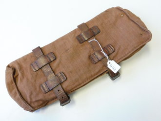 1. Weltkrieg, Hilfspacktasche für die Kavallerie, wird unter die Satteltasche geschnallt. Seltenes Stück, datiert 1915