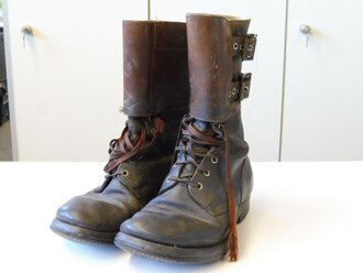 US Army WWII, Boots, Service, Combat. Used pair, guaranteed original