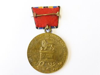 Tragbare Medaille zur 100 Jahrfeier des 1. Nassauischen Infanterie Regiments 87