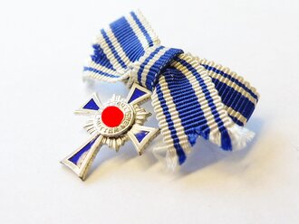 Ehrenkreuz der Deutschen Mutter in silber - Miniatur, in LDO Etui