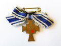 Ehrenkreuz der Deutschen Mutter in bronze - Miniatur, in LDO Etui