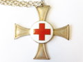 Deutsches Rotes Kreuz, Schwesternkreuz 2. Form in silber an Kette