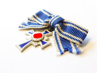 Ehrenkreuz der deutschen Mutter in Silber , Miniatur 21mm...