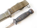 U.S. after WWII, Bajonett with cut down crossguard in M8A1 scabbard