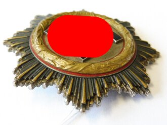 Deutsches Kreuz in gold, leichtes Stück von Zimmermann Pforzheim, der Gegenhaken vermutlich zeitgenössisch repariert