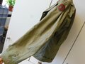 US WWII, M41 Field Jacket. Well used, good size, Original patch but resewn, shoulder width 49 cm, arms length 61 cm