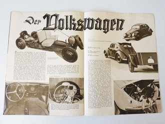 Die Dunlop Spur - Hausmitteilungen der Deutschen Dunlop Gummi Compagnie, Ausgabe Winter 1938/39, Maße ca. A4