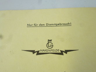 Kurzbeschreibung und Betriebsvorschrift Elektrischer Höhenmesser FuG 101.  NACHDRUCK